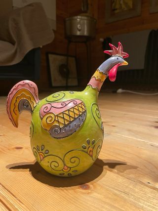 Gallina Ceramica Colorata Venezuelana