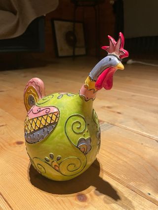 Gallina Ceramica Colorata Venezuelana