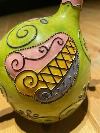 Gallina Ceramica Colorata Venezuelana