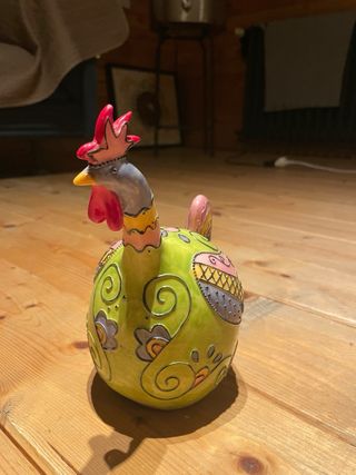 Gallina Ceramica Colorata Venezuelana