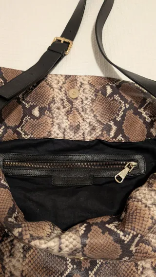 Bolso de mujer estampado serpiente