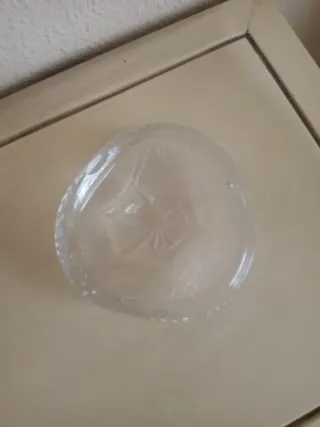 Cenicero de vidrio vintage 15cm