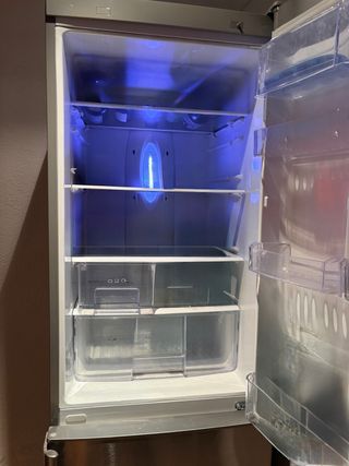 Nevera combi LG acero inoxidable