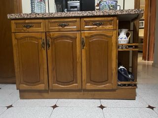 8m de Muebles Cocina en Roble Macizo y electromedr