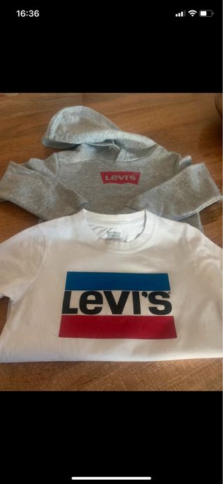 Conjunto Levis: Sudadera y Camiseta Niño