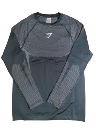 Gymshark Onyx 5.0 Seamless Maglia Grigia