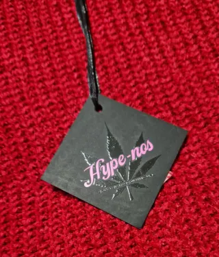 Maglione donna rosso a righe