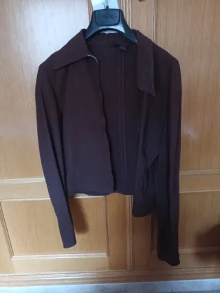 Cazadora señora marrón