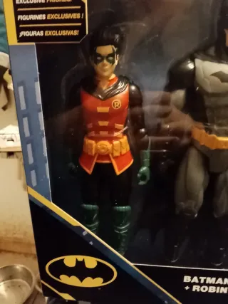 Set 4 Action Figures Batman, Joker, Robin, Mr. Fre