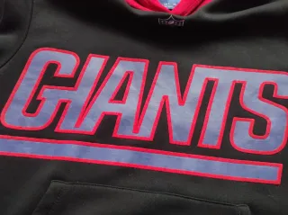 Sudadera NFL Giants Negra y Roja