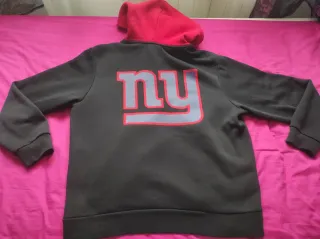 Sudadera NFL Giants Negra y Roja