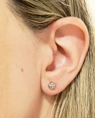 Pendientes Pandora Estrella Plata