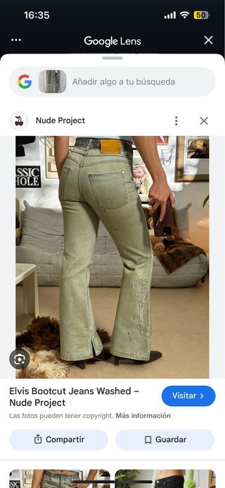 Pantalón Nude Project Talla XS. nuevo a estrenar