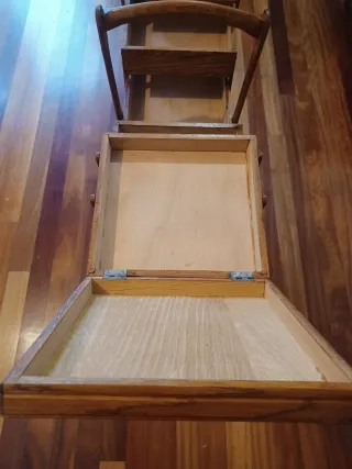 Costurero Francés Art Déco/Mid-Century en Madera