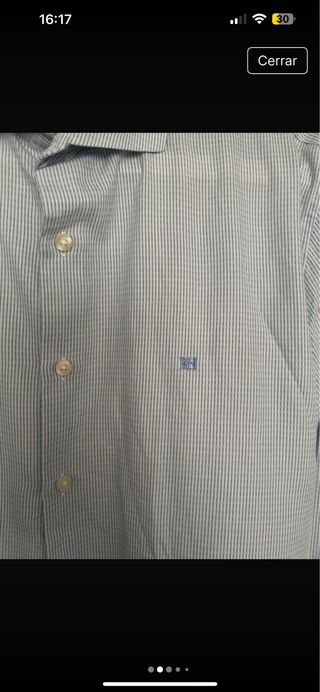 Camisa Pedro del Hierro Rayas Azul
