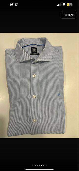 Camisa Pedro del Hierro Rayas Azul