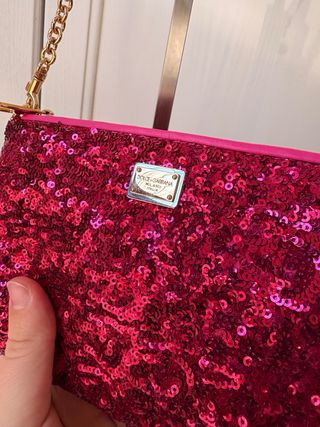 Borsetta Dolce & Gabbana con Paillettes Rosa