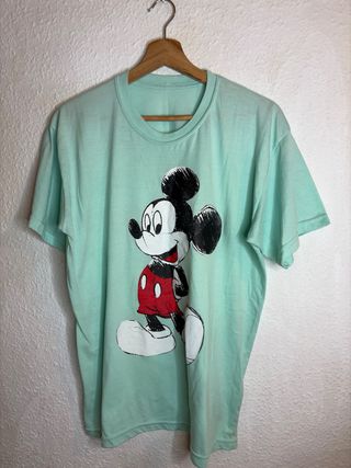 Camiseta Mickey Mouse Verde Menta