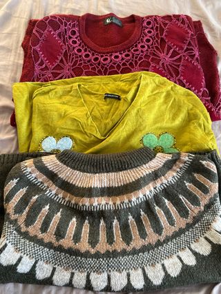 Conjunto 3 jerséis mujer + regala