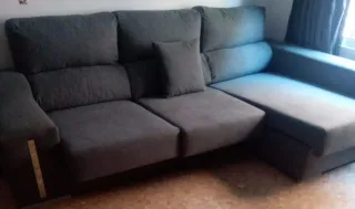 Sofá Chaiselongue Gris