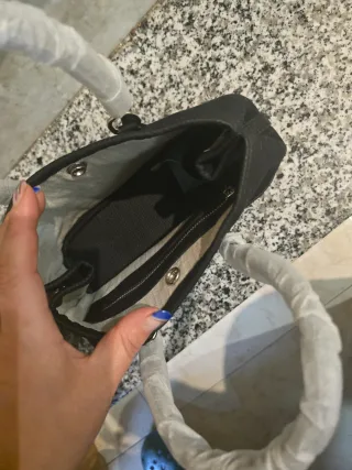 Bolso de mano negro