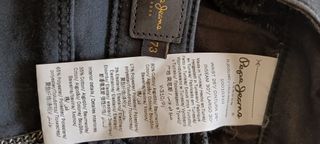 Pantalón Pepe Jeans Talla 26 Negro