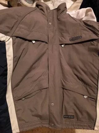 Chaqueta Five Seasons marrón y blanco