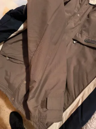 Chaqueta Five Seasons marrón y blanco