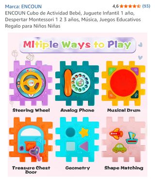 Cubo Musical Educativo Infantil