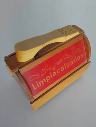 Caja Limpia Calzado Madera