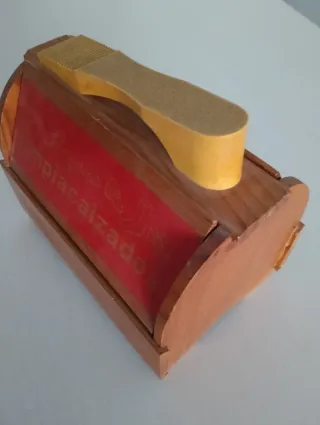 Caja Limpia Calzado Madera