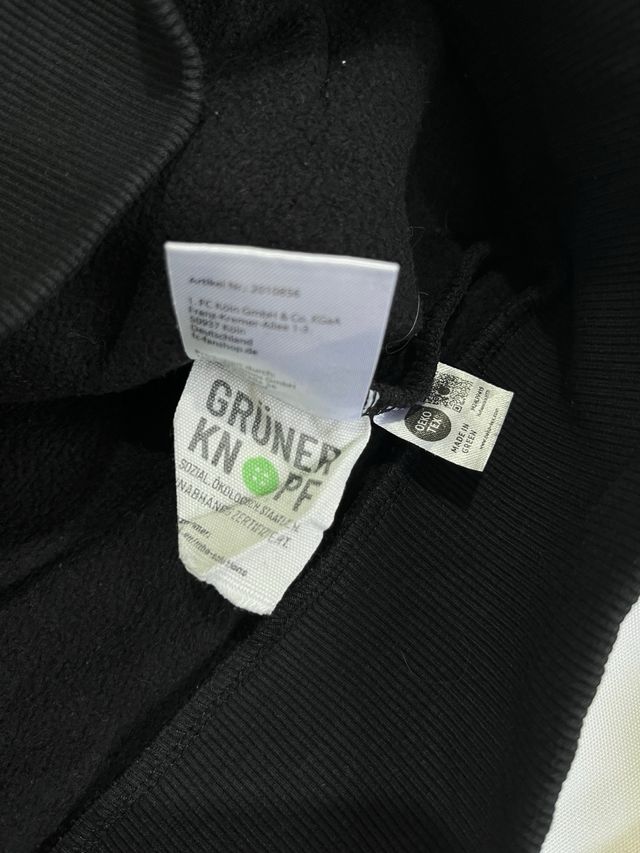 Sudadera 1. FC Köln Negra y Roja