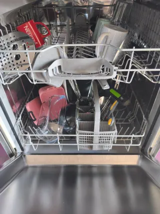 Lavavajillas Acero Inox. plateado