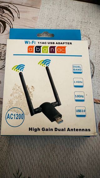 Adaptador WiFi USB AC1200 Dual Band