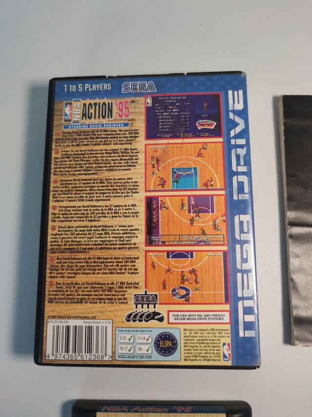 NBA Action '95 Sega Megadrive