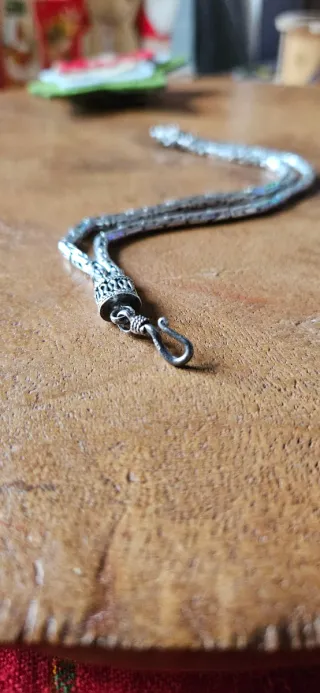 Bracciale snake argento 925 a due fili