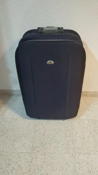 Maleta Platinium con ruedas azul