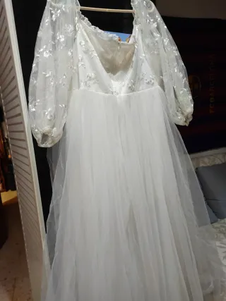 Vestido blanco de fiesta