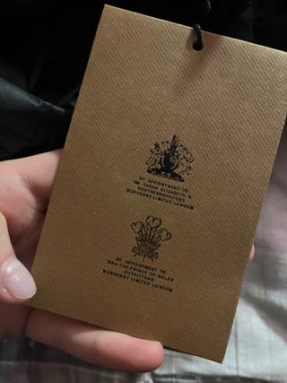 Giubbotto Burberry nero