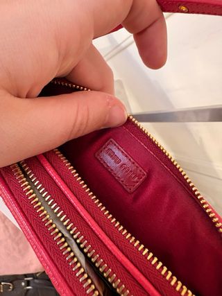 Borsa Miu Miu Rossa