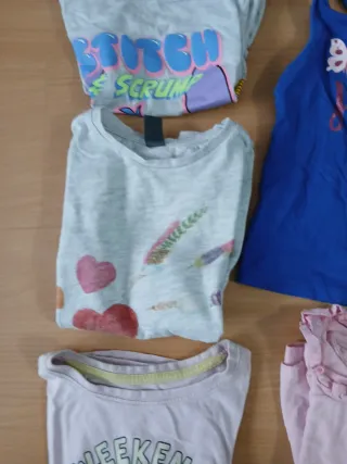 Lote de camisetas Niña