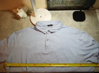 Polo Massimo Dutti gris talla XXL