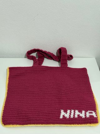 Borsa uncinetto gatto