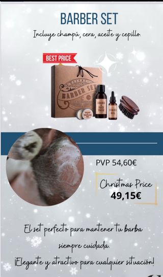 Set de cuidado masculino