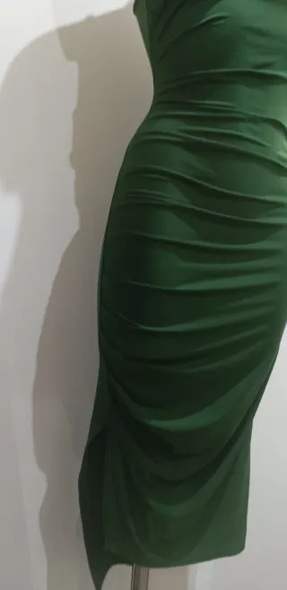 Vestido Fiesta Ajustado T: XS-S  Color Verde Mujer