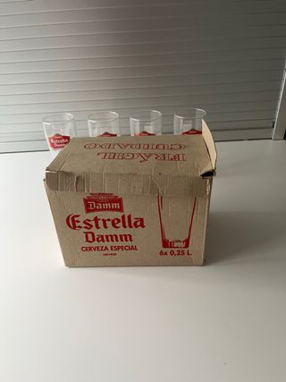 Vasos Cerveza Estrella Damm