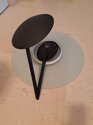 Lampada da soffitto vetro e metallo nero