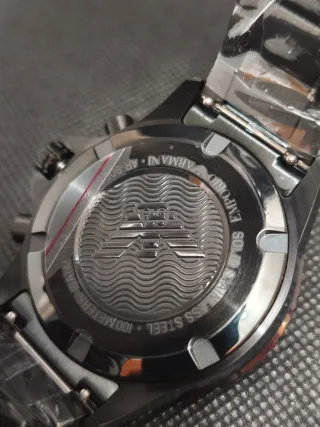 Reloj Emporio Armani AR80050 Cronógrafo Negro