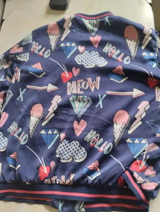 Cazadora bomber estampada M/L