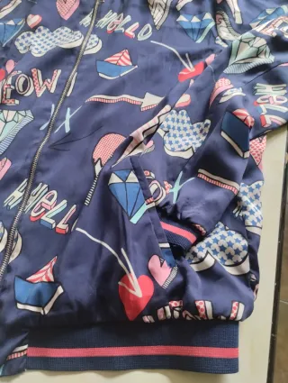 Cazadora bomber estampada M/L